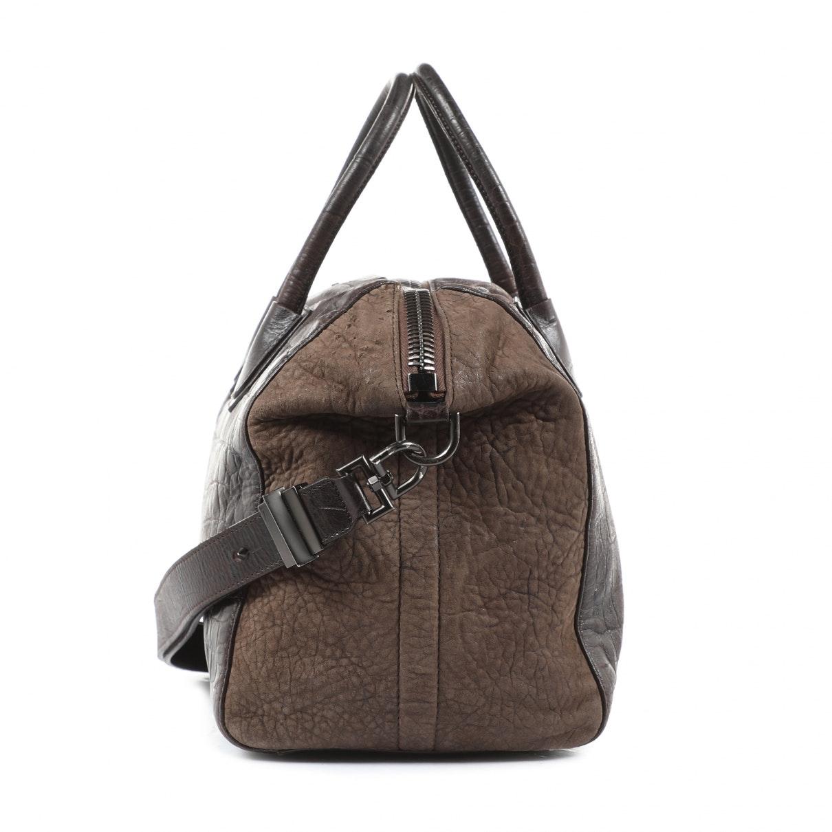 Givenchy Antigona Brown Leather Handbag - Lyst