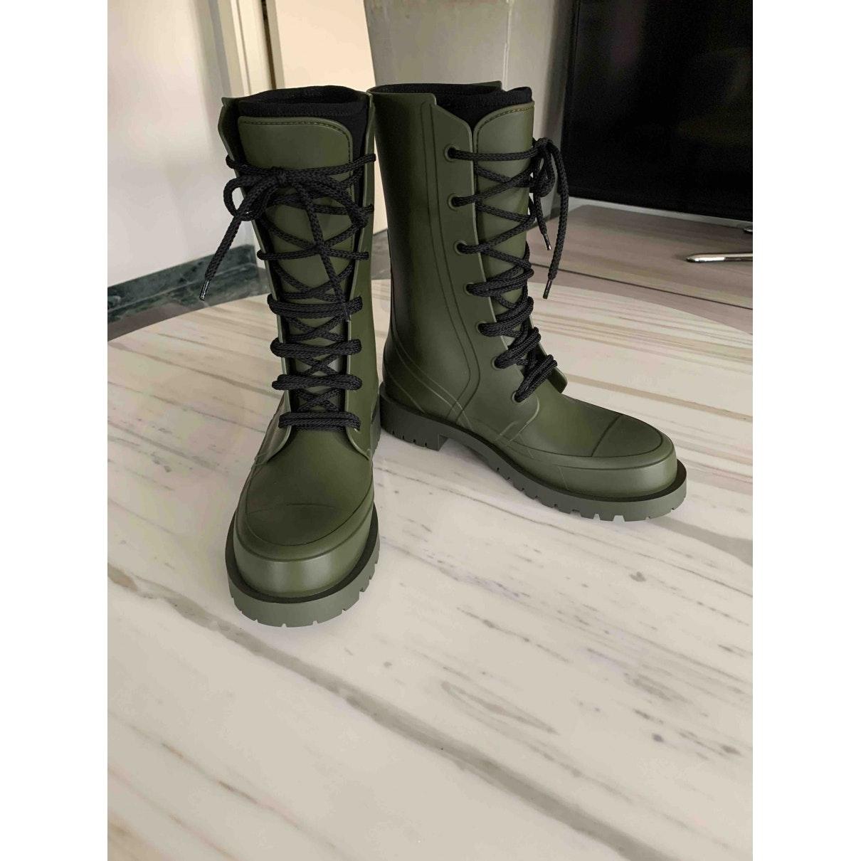 dior green boots
