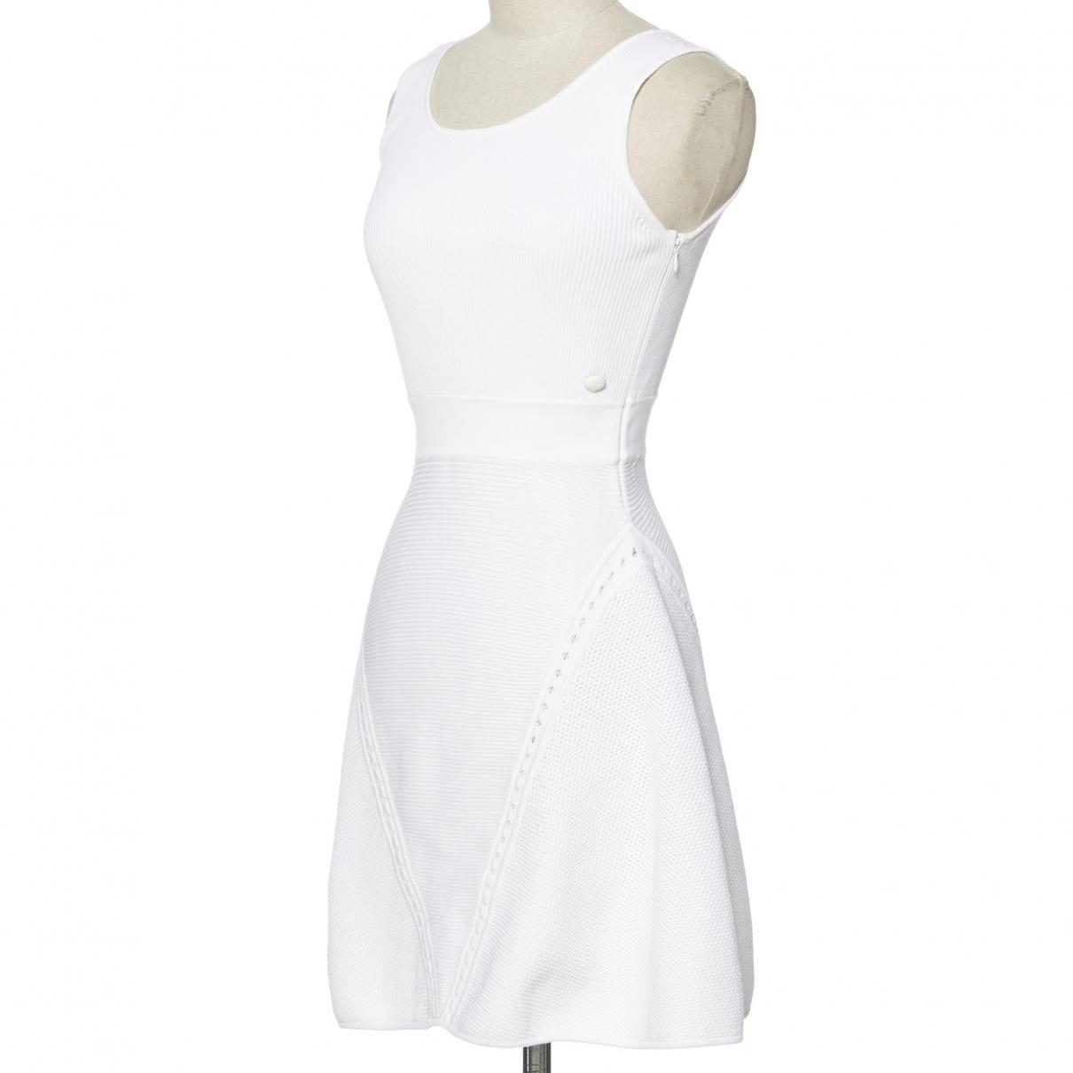 chanel white dress