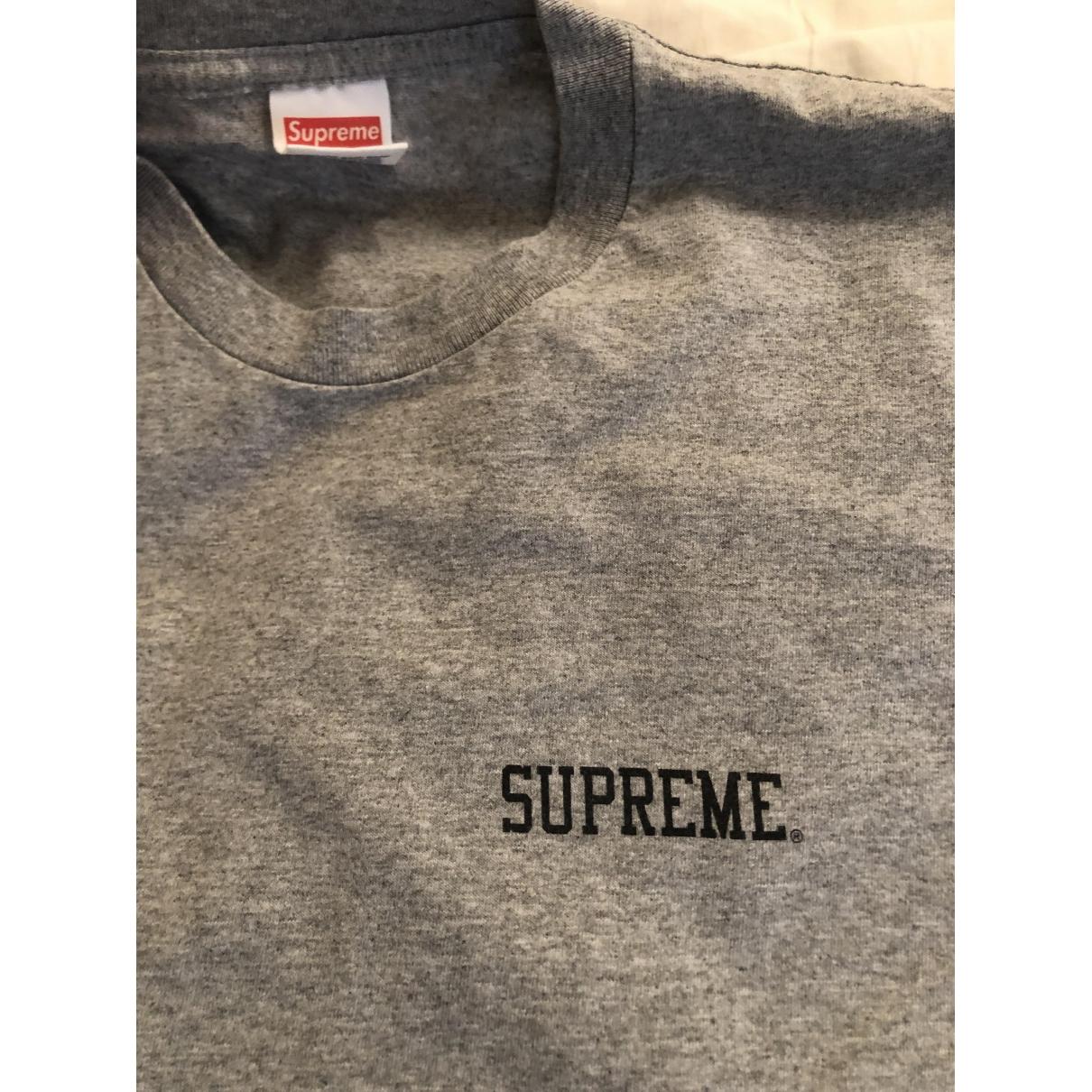 grey supreme tee
