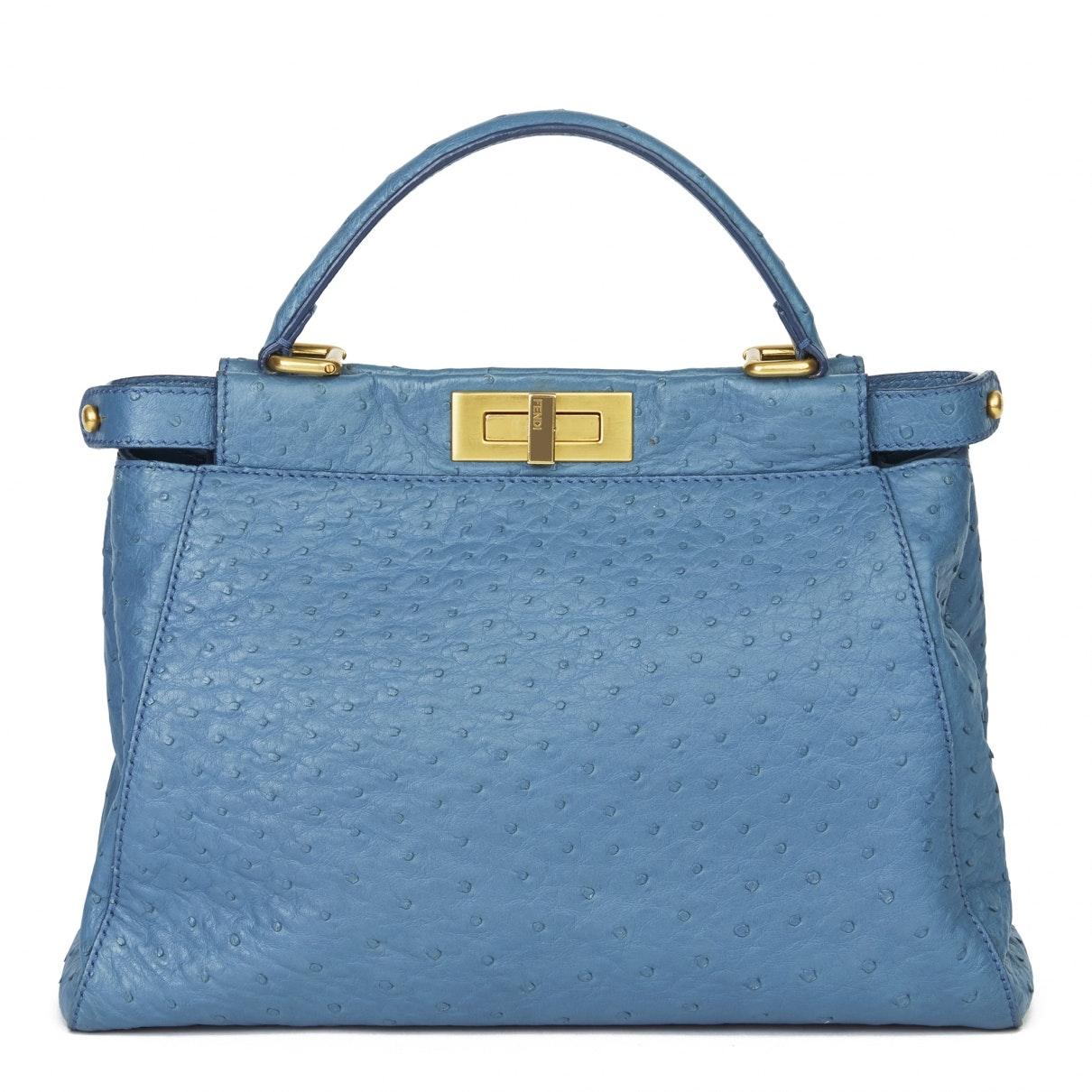 fendi ostrich handbag