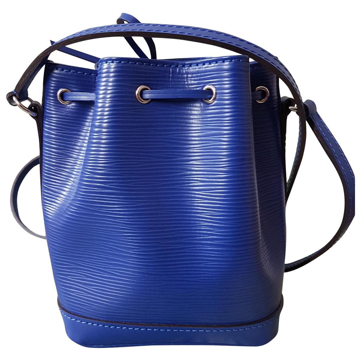 Louis Vuitton Noé Leather Crossbody Bag in Blue - Lyst