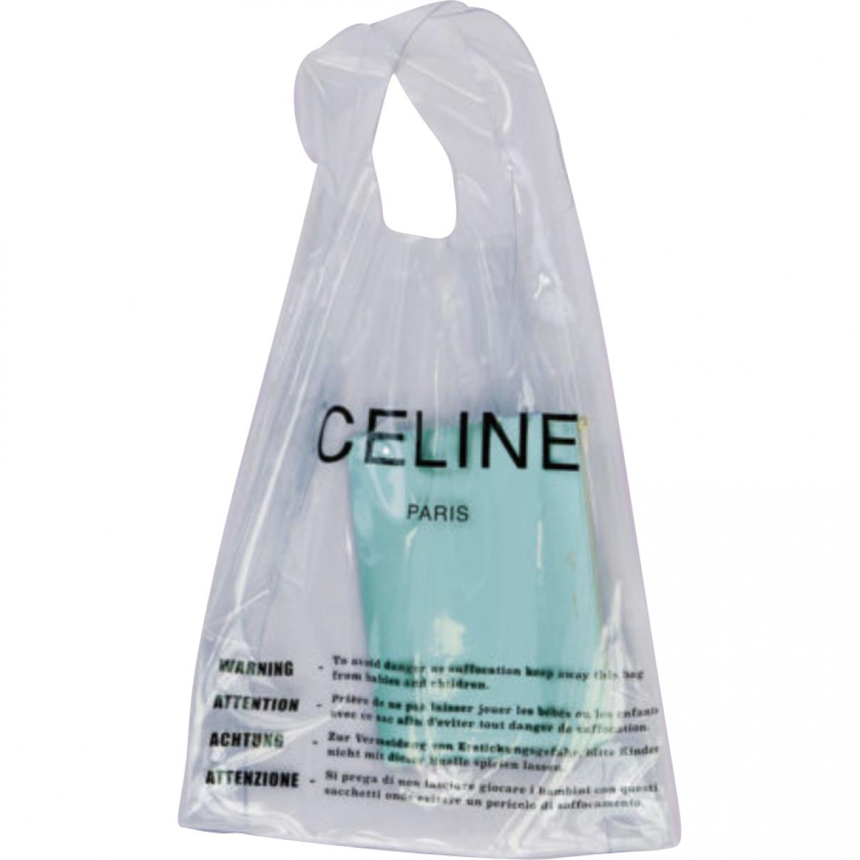 celine bag plastic