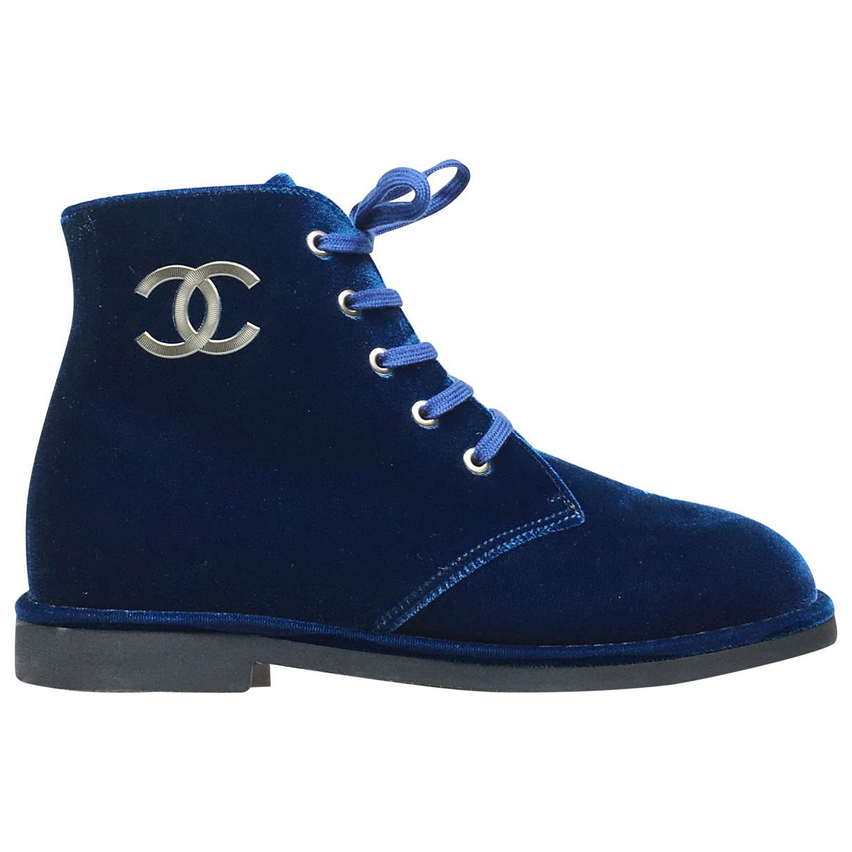 boots chanel bleu