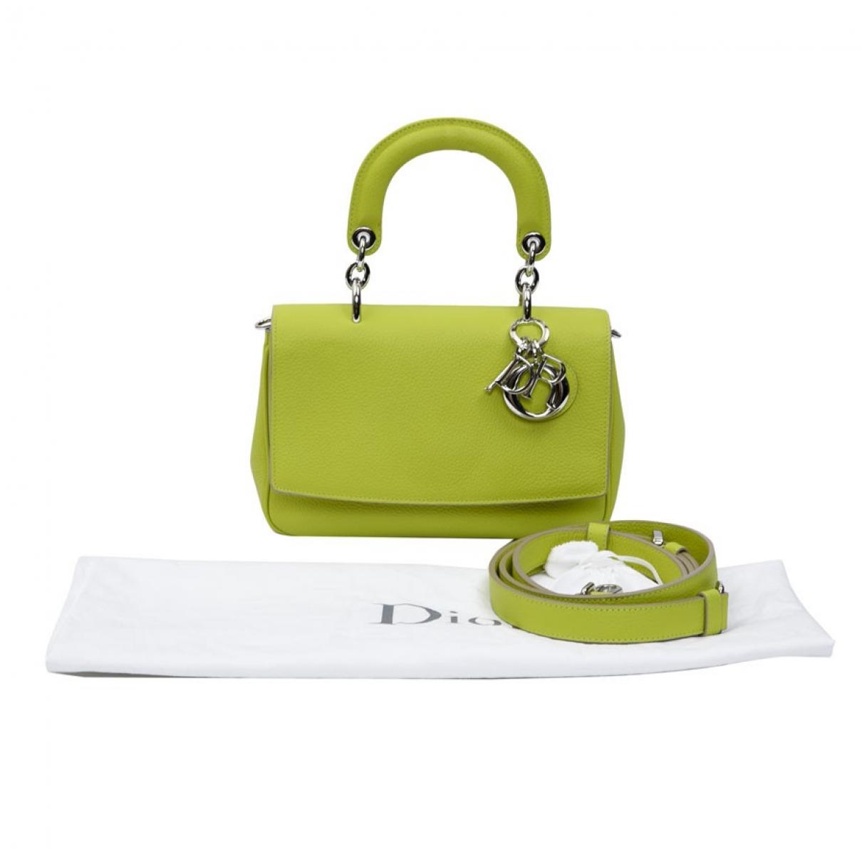 Dior Be Leather Crossbody Bag in Green Lyst