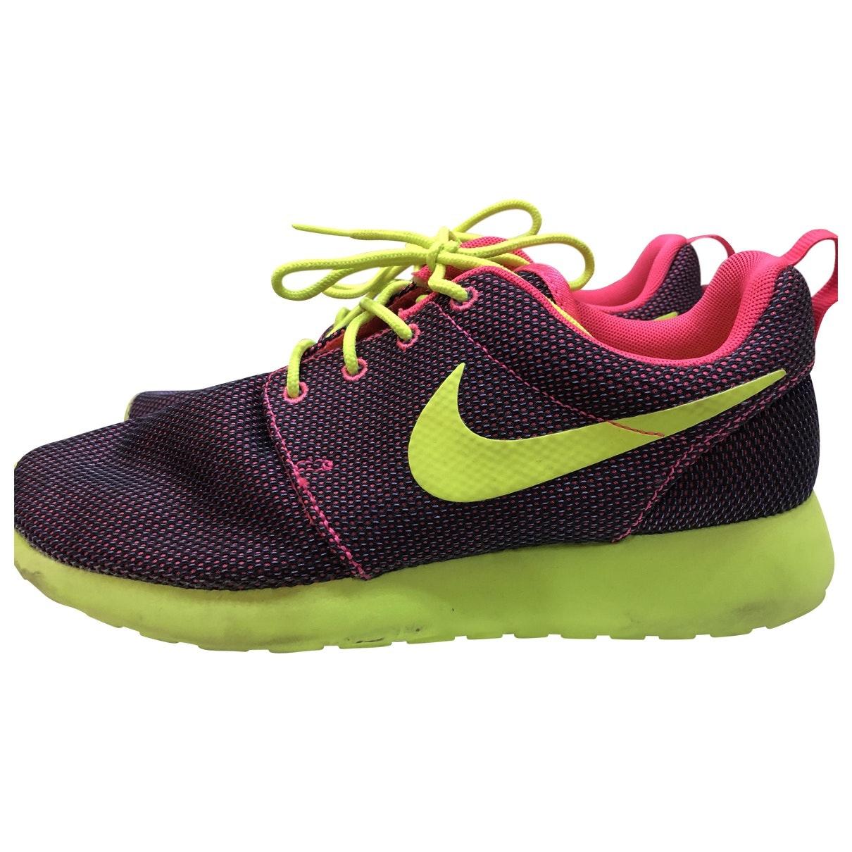 Nike Roshe Run Trainers in Purple - Lyst