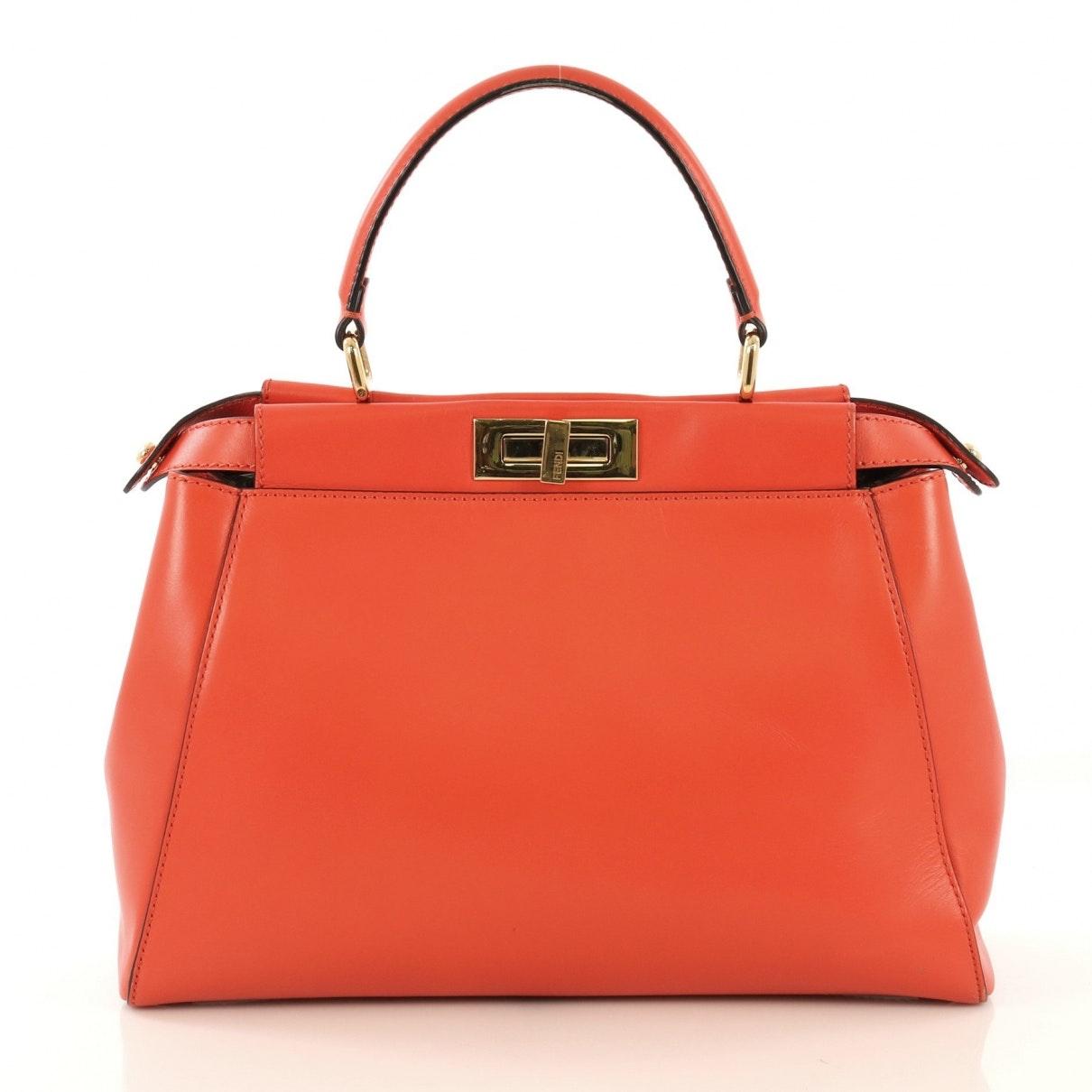 fendi peekaboo orange