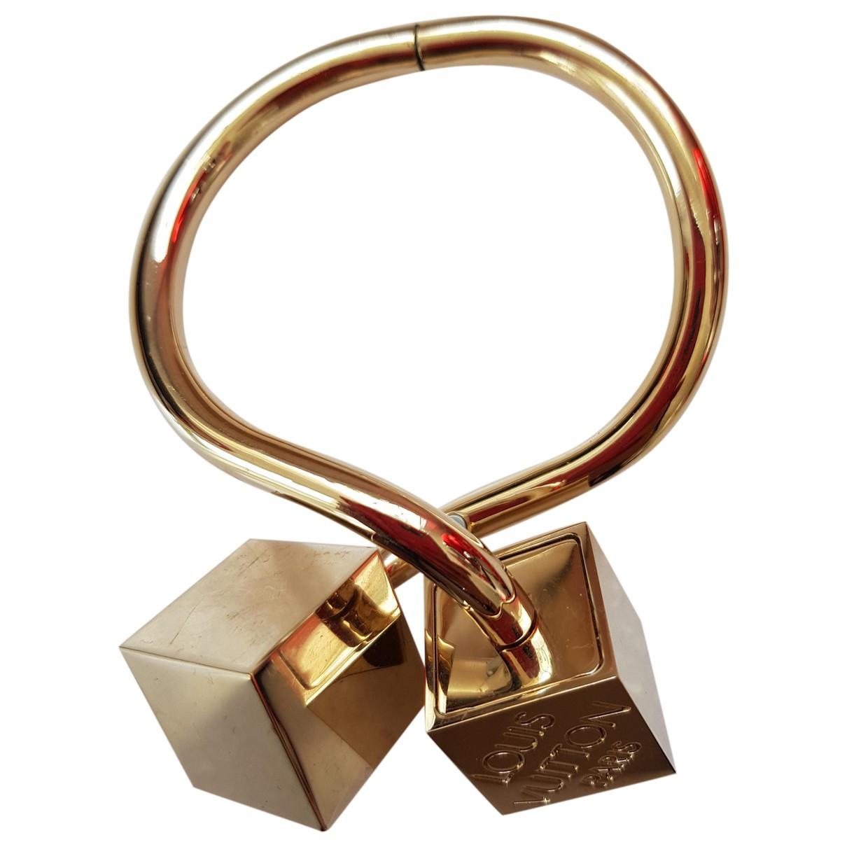 Lyst - Louis Vuitton Pre-owned Gold Steel Bracelets in Metallic