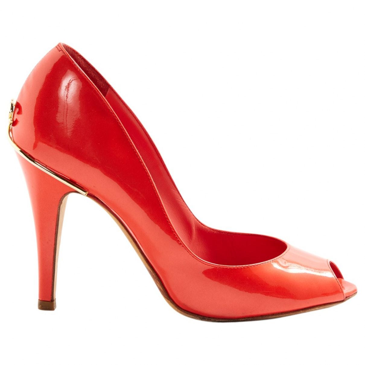 Chanel Red Patent Leather - Lyst