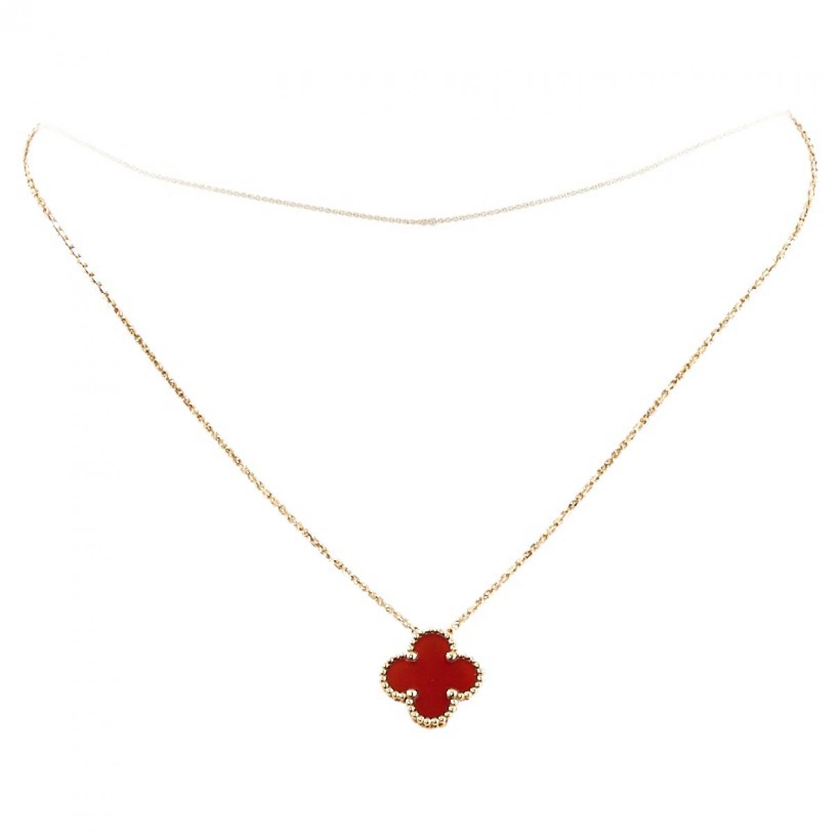 vca red necklace