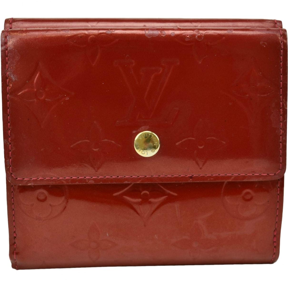Louis Vuitton Red Patent Leather Wallet - Lyst