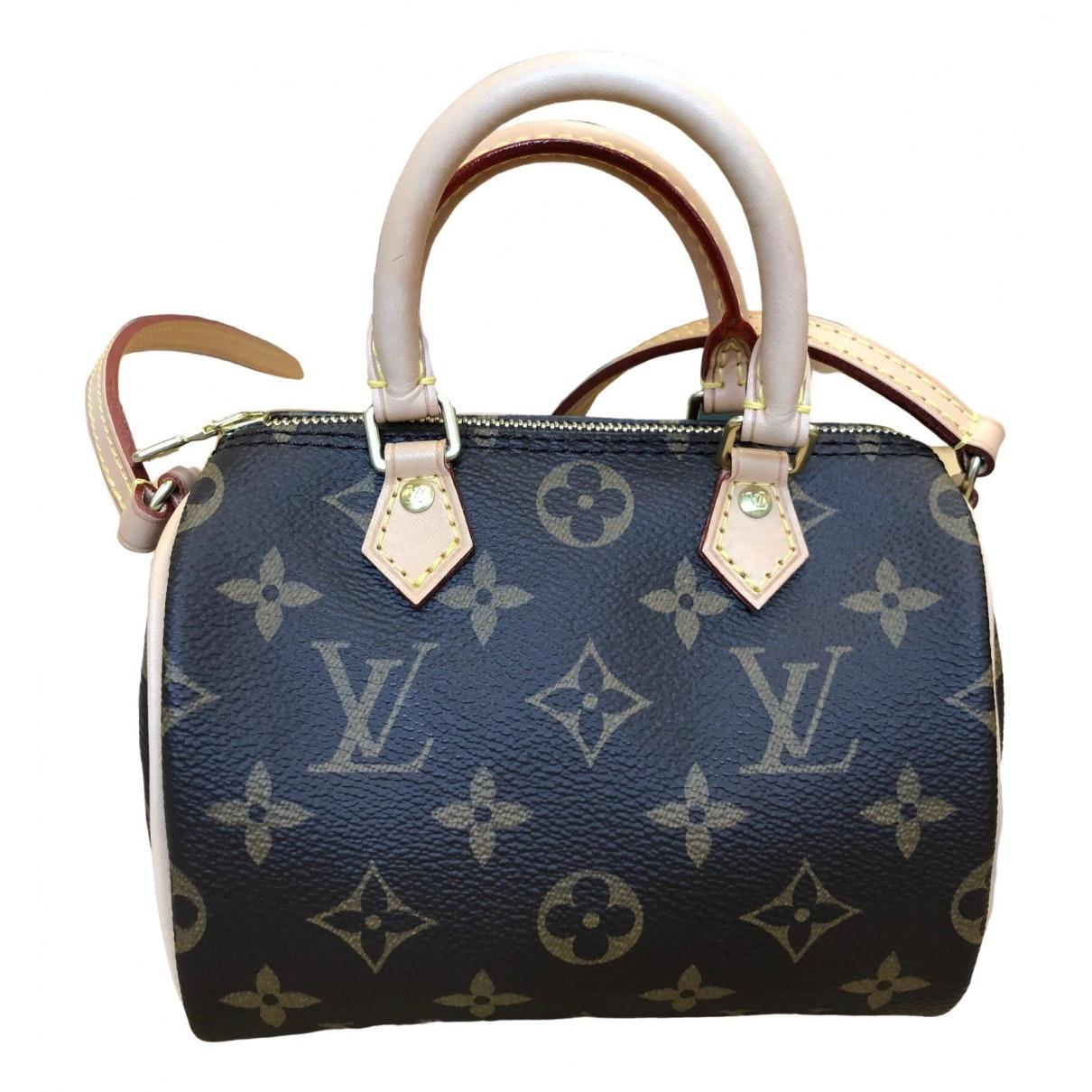 Louis Vuitton Nano Speedy / Mini Hl Cloth Crossbody Bag in Brown - Lyst
