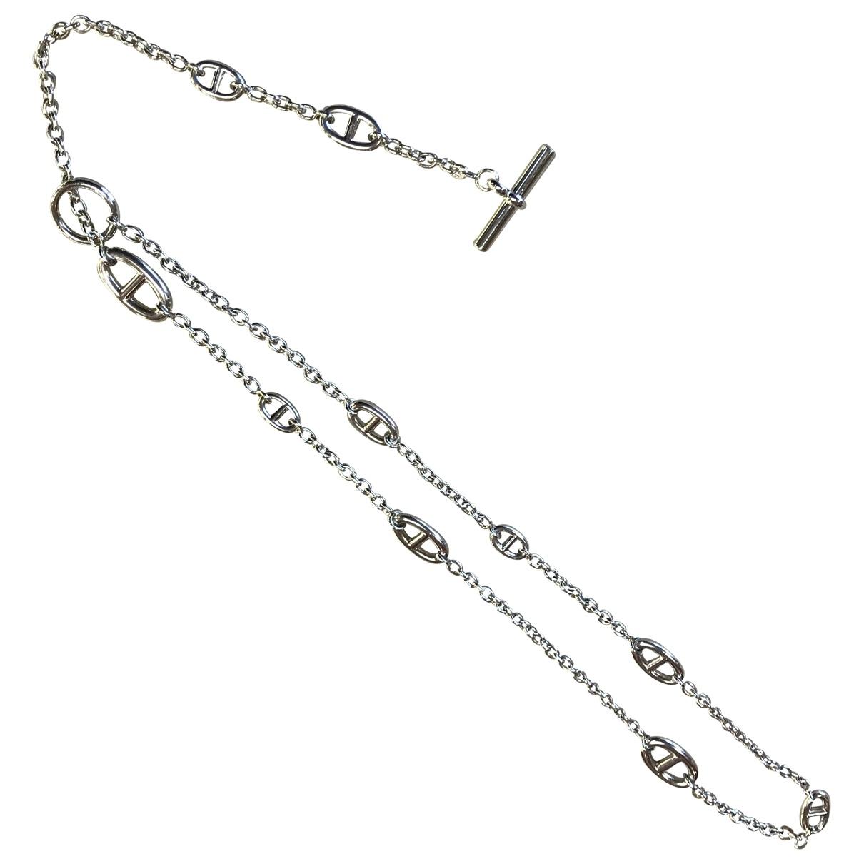 collier hermes argent