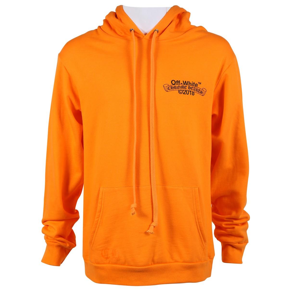 orange hoodie off white