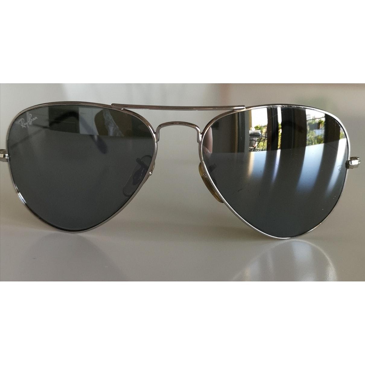 Ray-Ban Aviator Sunglasses in Silver (Metallic) - Lyst