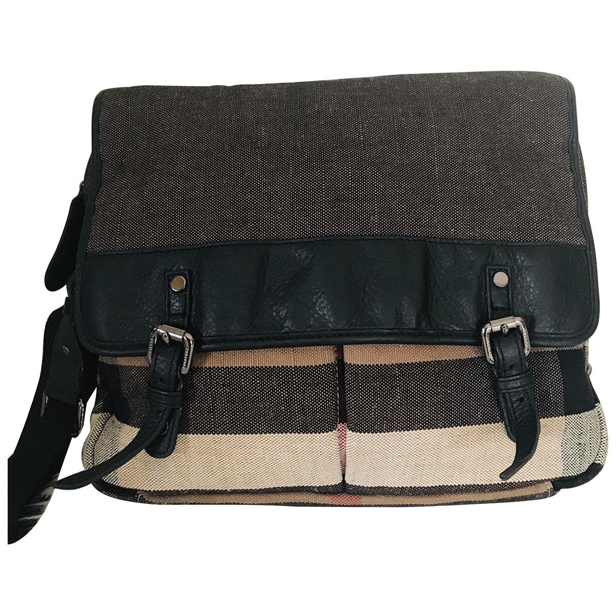 Burberry Cloth Satchel for Men Lyst