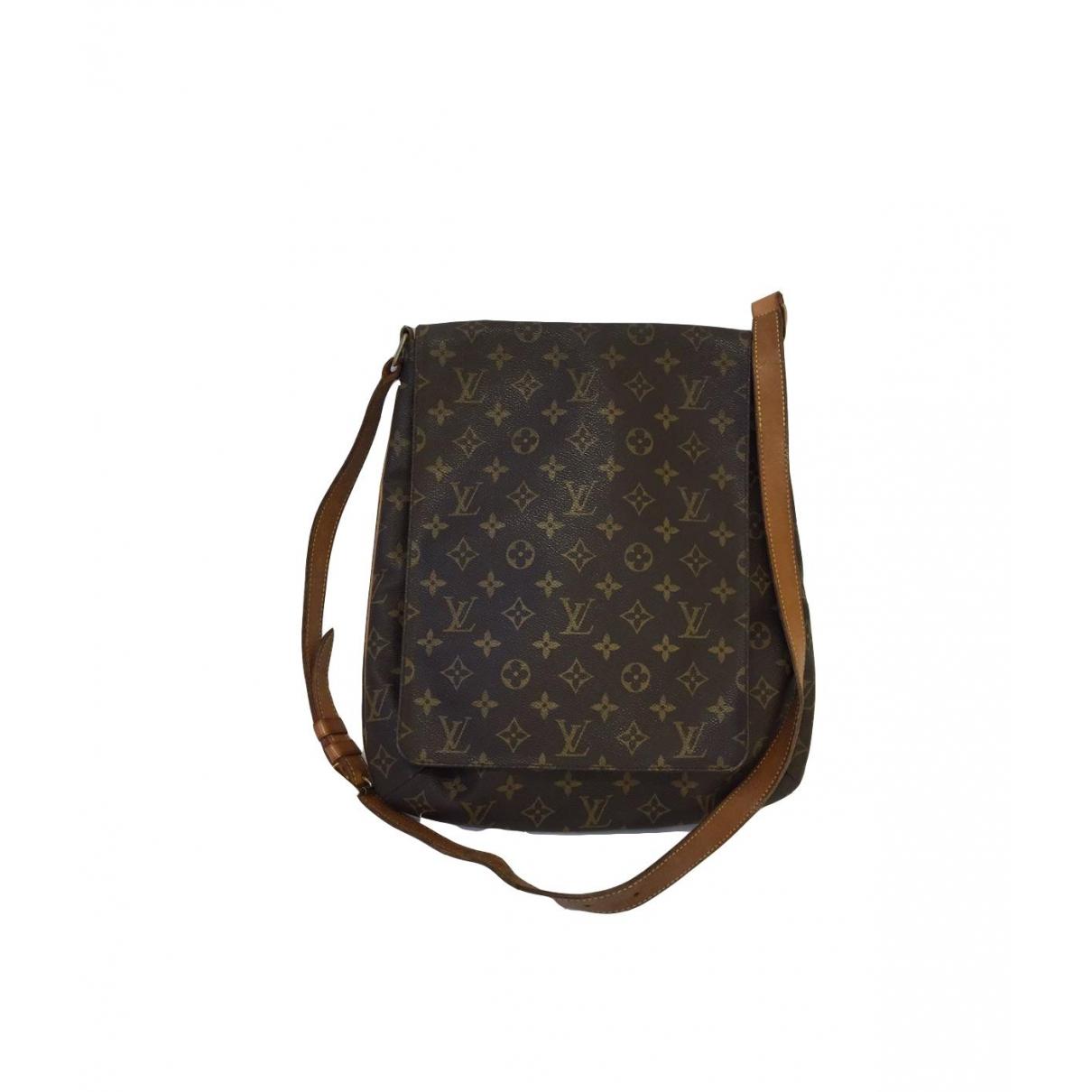 Lyst - Louis Vuitton Vintage Salsa Brown Synthetic Handbag in Brown