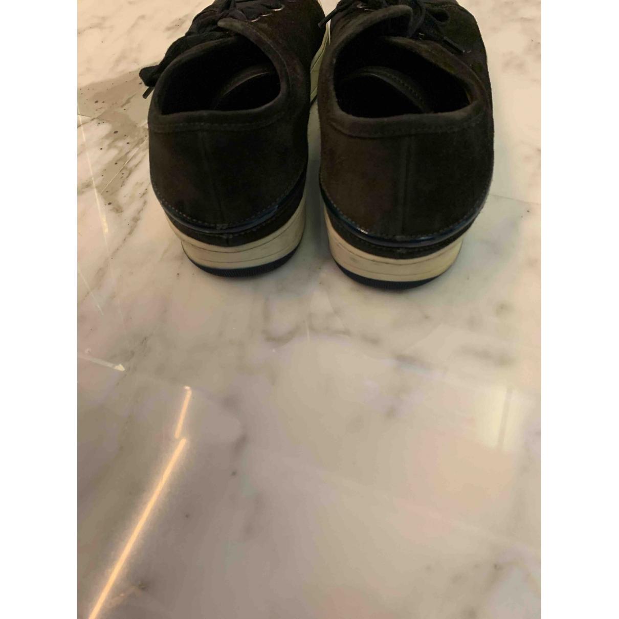 lanvin trainers black