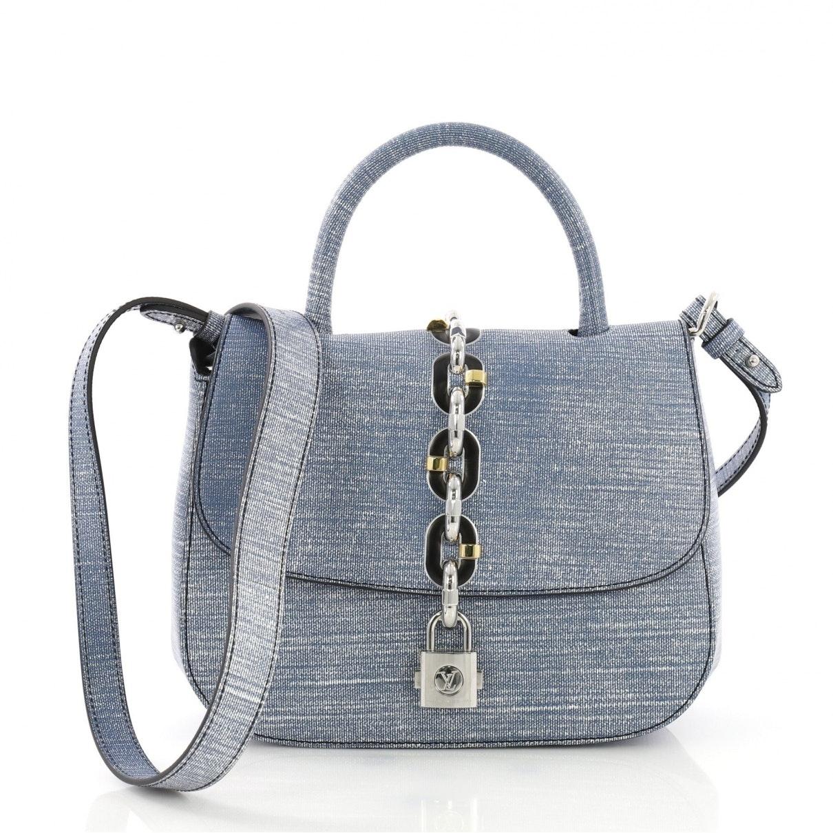Louis Vuitton Chain It Blue Leather Handbag - Lyst