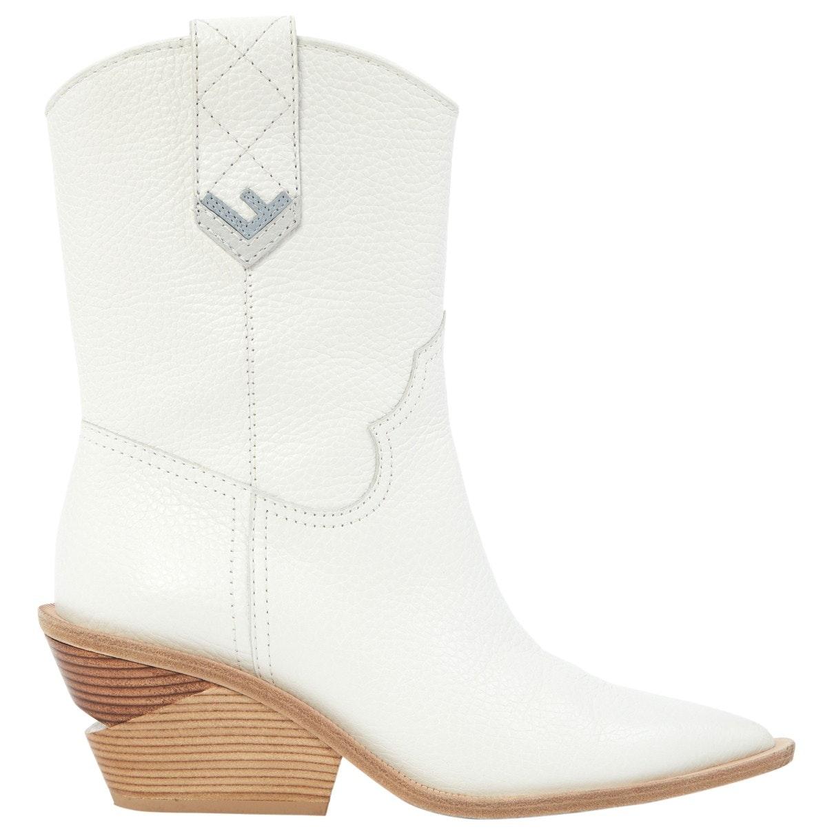 fendi boots white