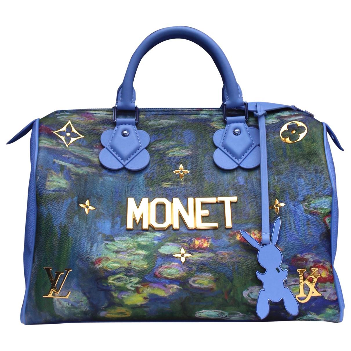 Louis Vuitton Blue Velvet Handbag - Lyst