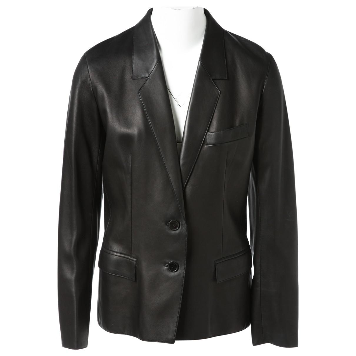 Hermès Leather Biker Jacket In Black Lyst Hermès Women S Black Leather Biker Jacket
