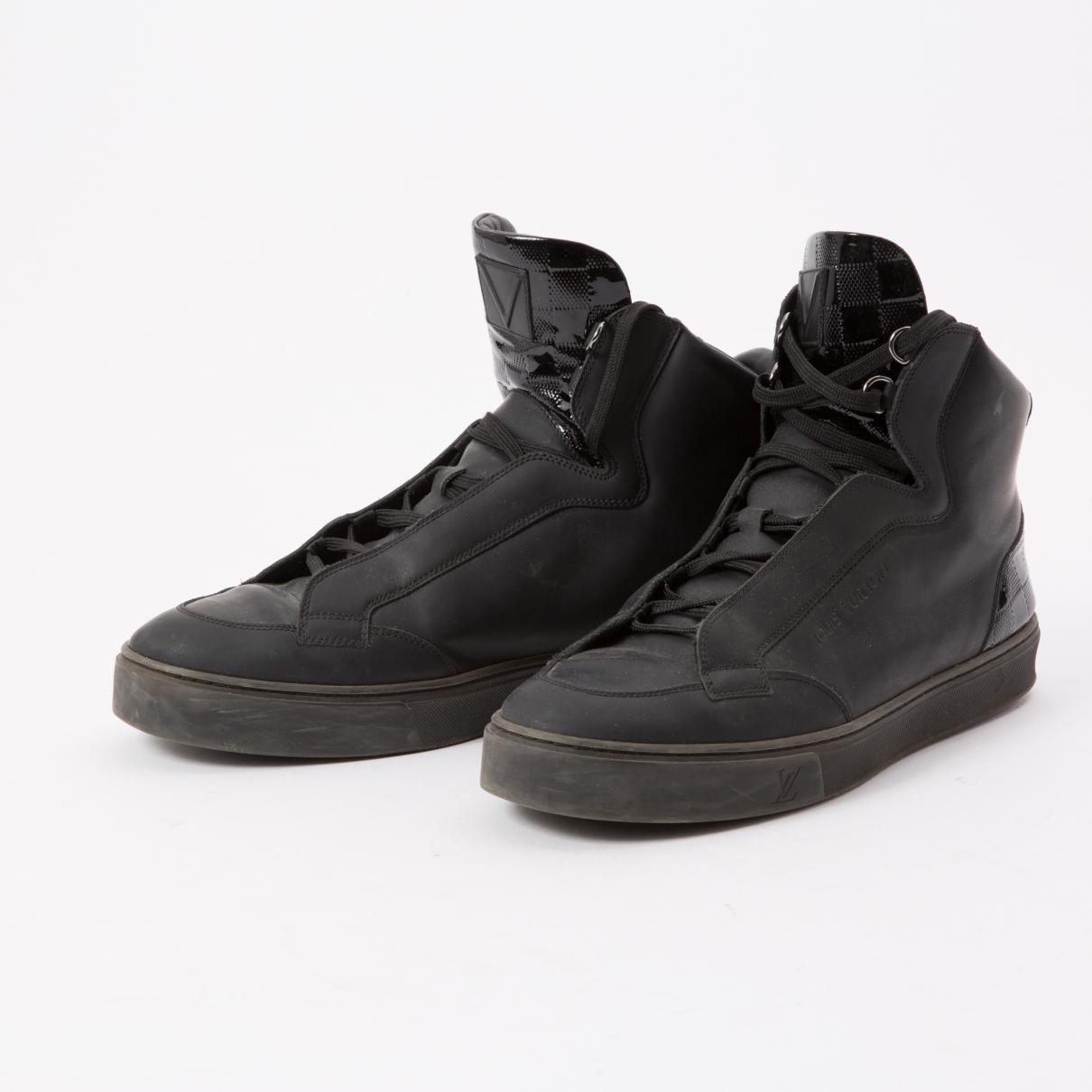 Trainer sneaker boot high leather high trainers Louis Vuitton