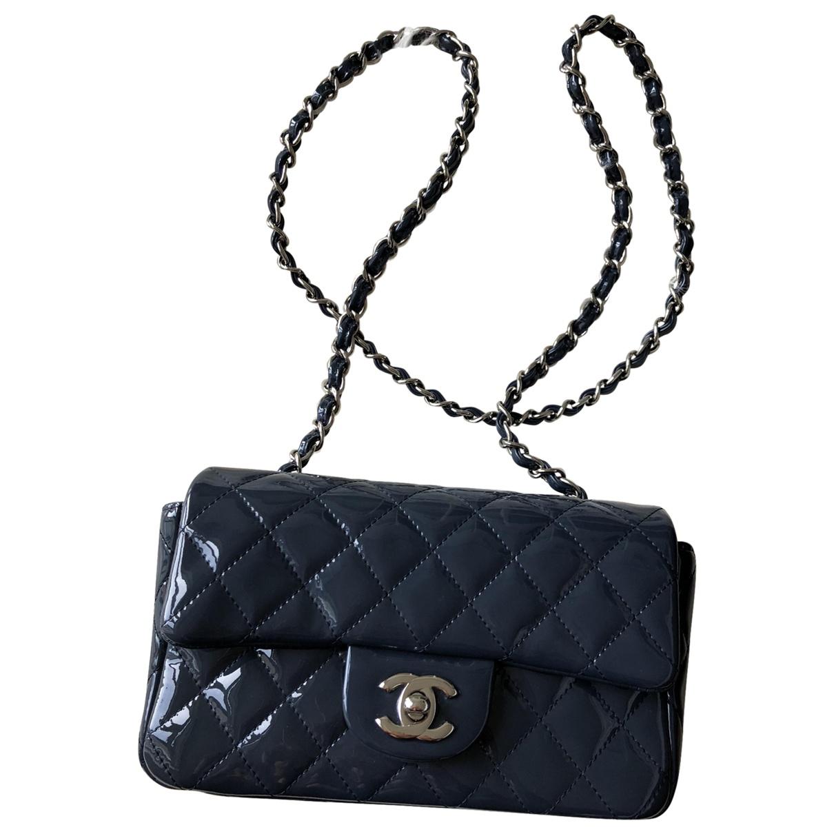 chanel mini patent leather