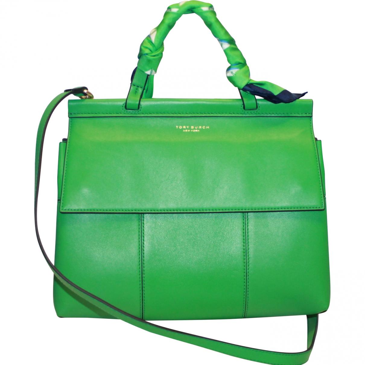 tory burch green handbag
