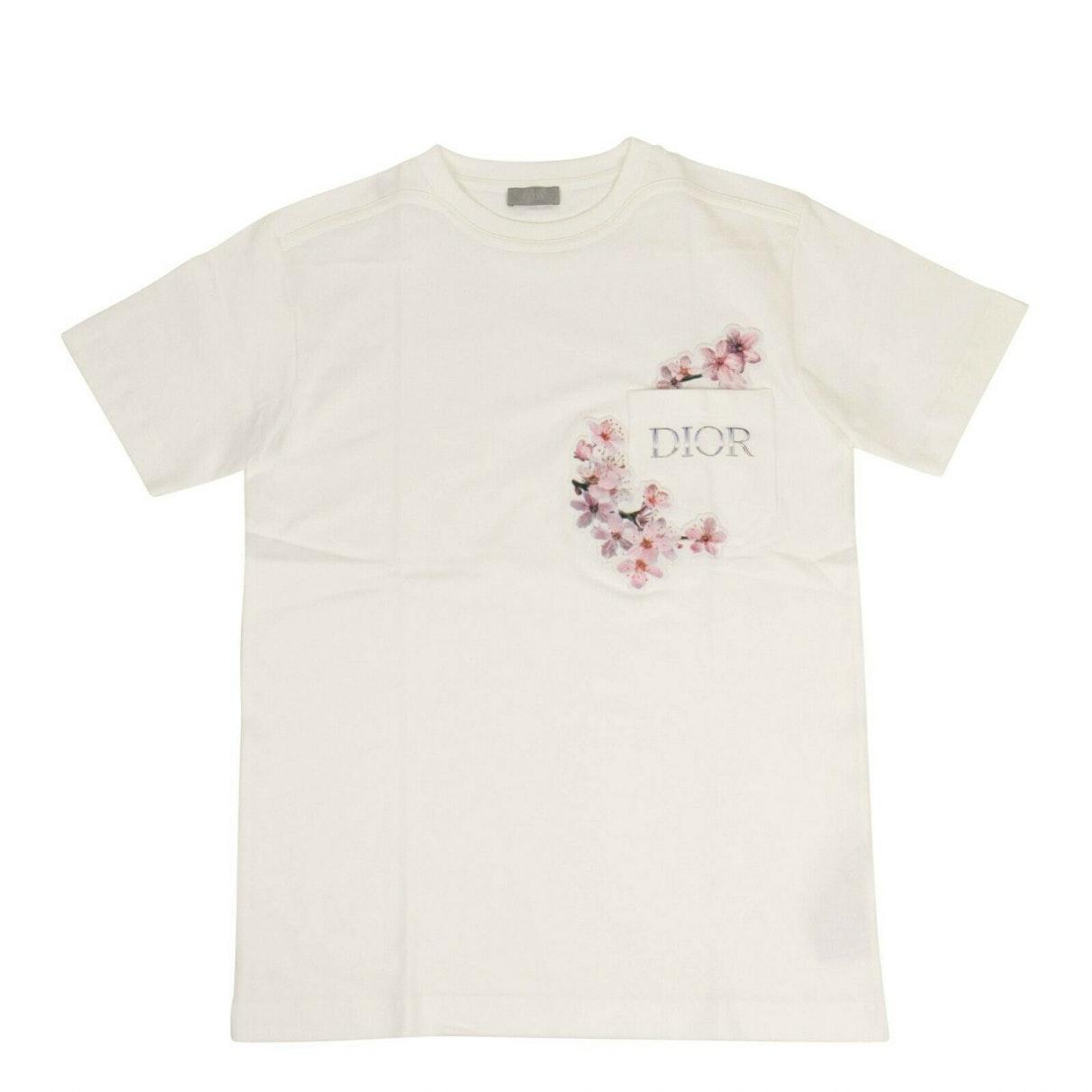 Dior \\n White Cotton T-shirt for Men - Lyst