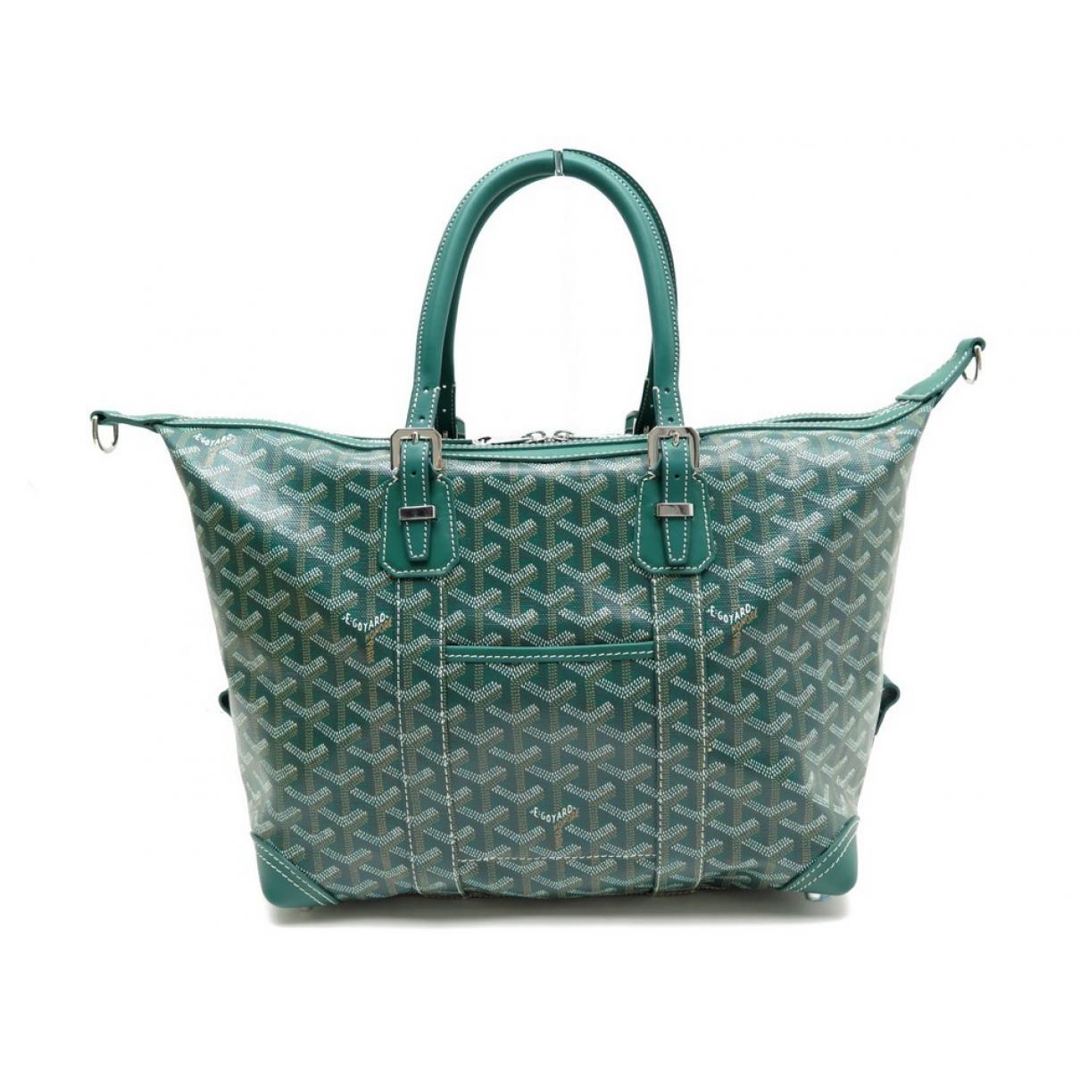 Goyard Boeing Green Cloth Handbag - Lyst