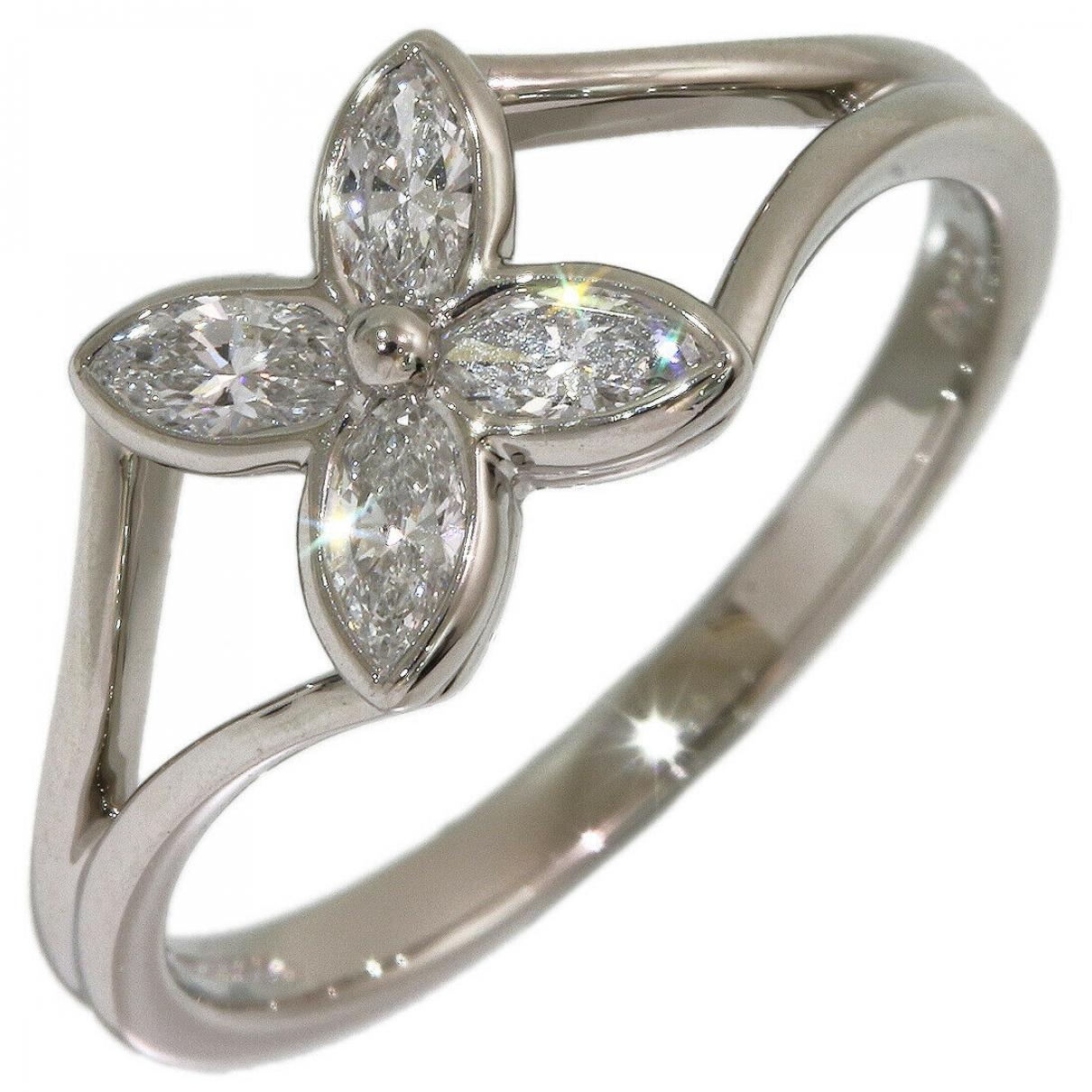 Tiffany & Co. Vintage Victoria Silver Platinum Ring in Metallic Lyst