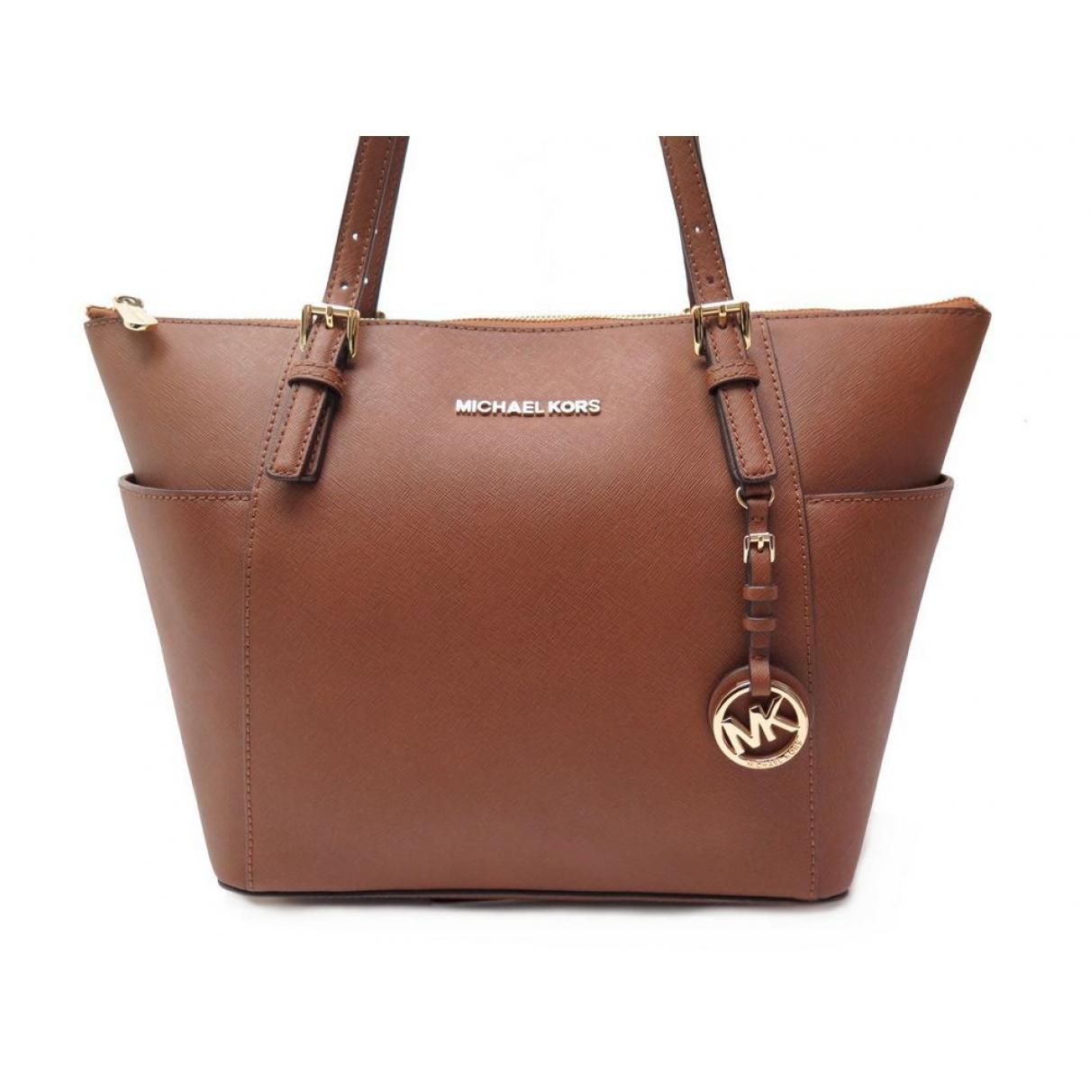 Lyst Michael Kors Pre Owned Leather Handbag In Brown Michael Kors Brown Pre Owned Leather Handbag Lyst View Fullscreen