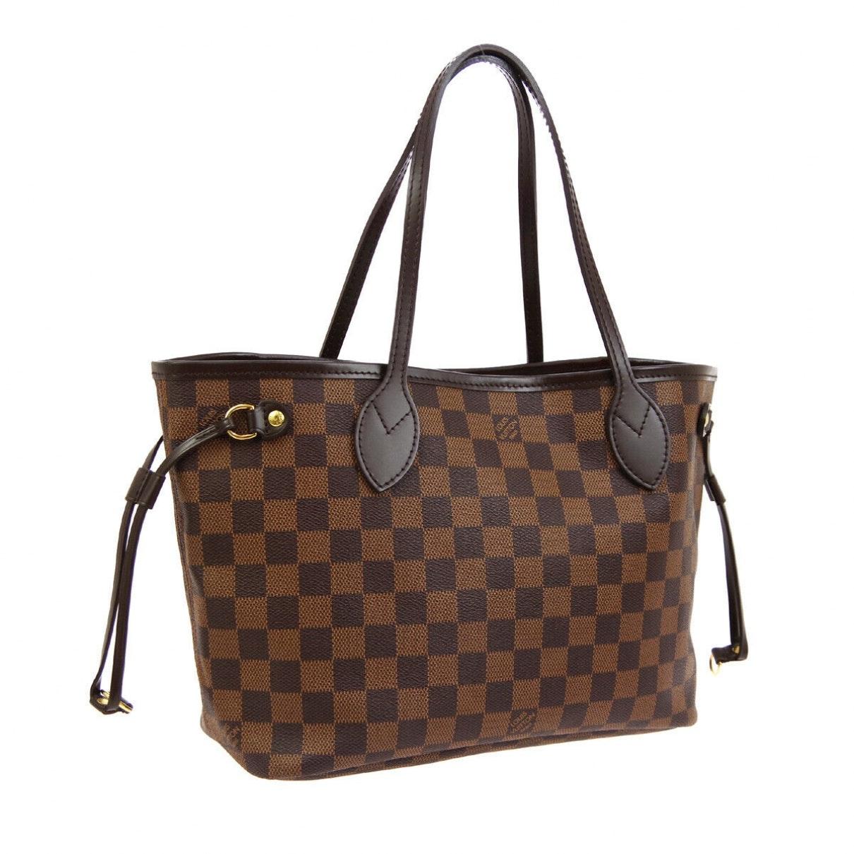 Louis Vuitton Neverfull Cloth Tote in Brown - Lyst