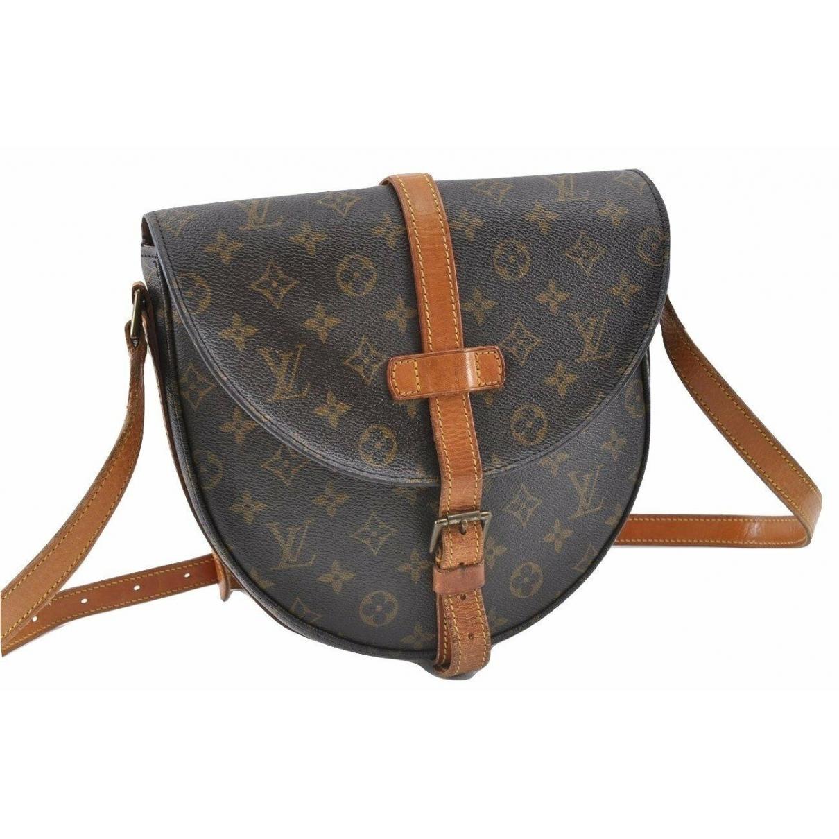 Louis Vuitton Brown Cloth Handbag in Brown - Save 8% - Lyst