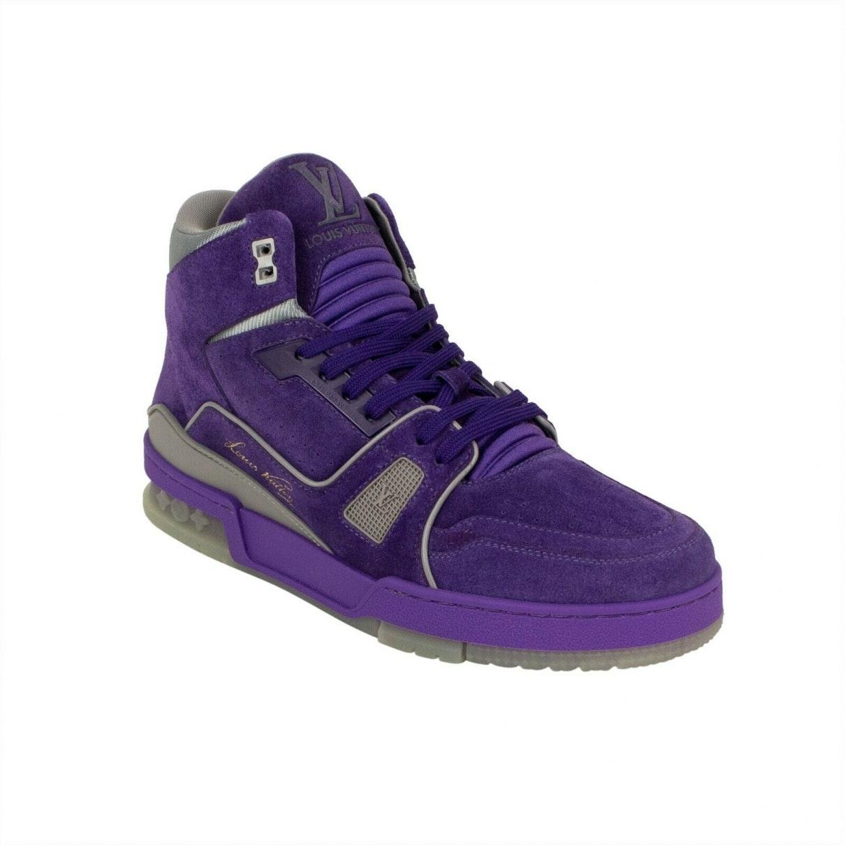 Louis Vuitton Purple Men Sneakers | semashow.com