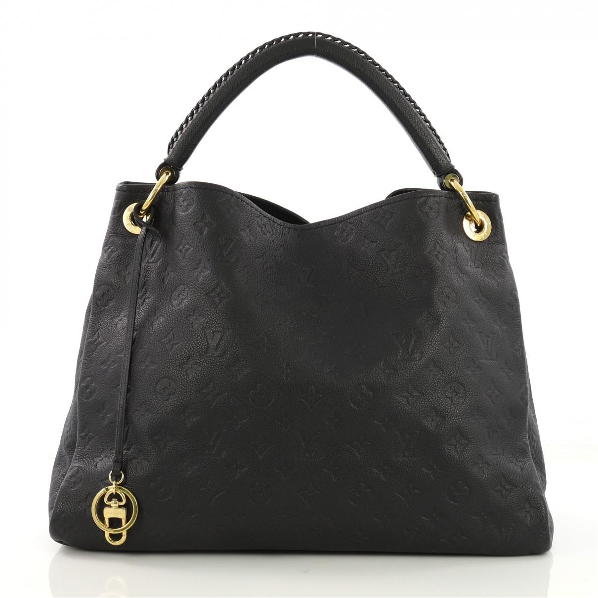 Louis Vuitton Artsy Blue Leather Handbag - Lyst
