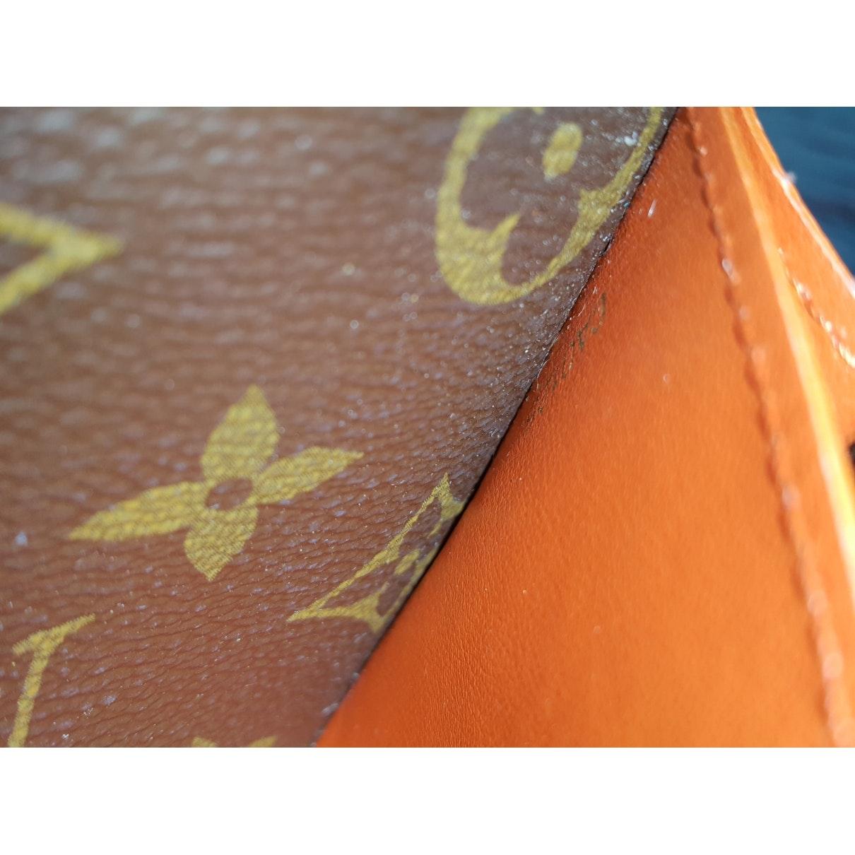 Louis Vuitton Leather Emilie Orange Cloth - Lyst