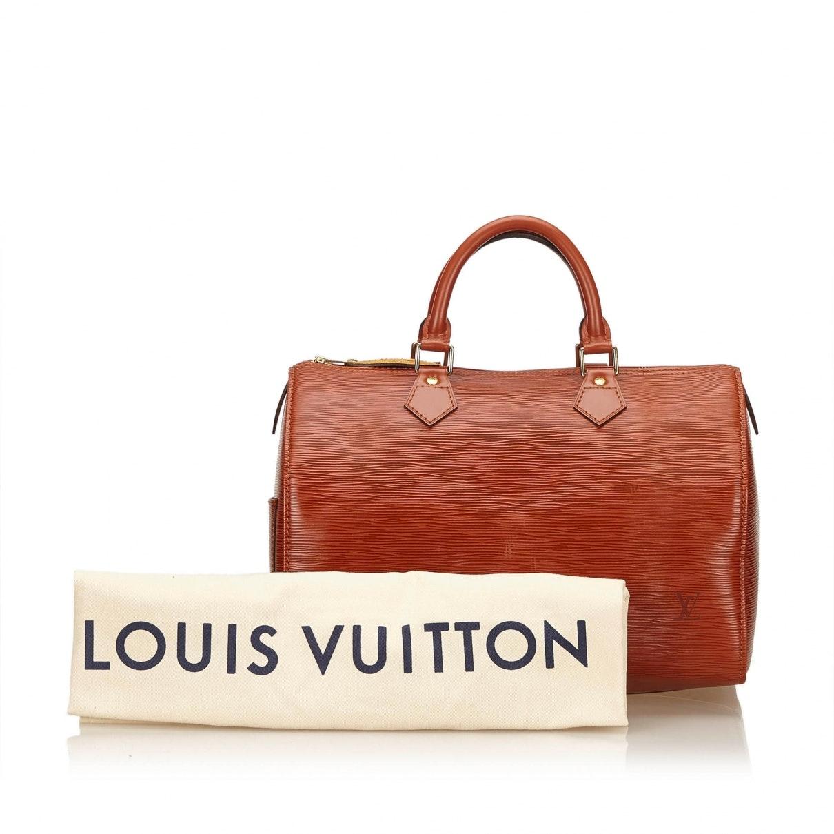 Louis Vuitton Speedy Brown Leather - Lyst