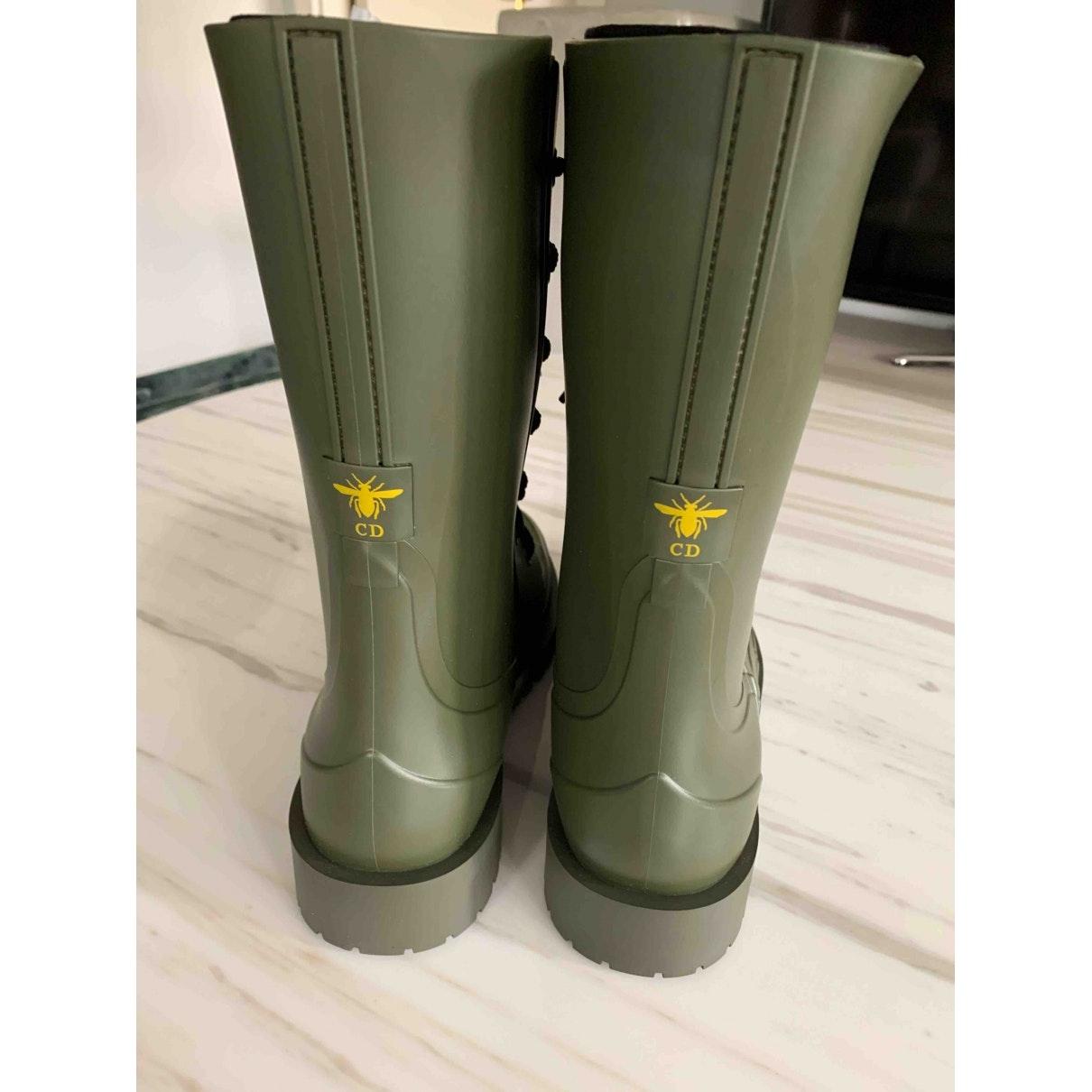dior green boots