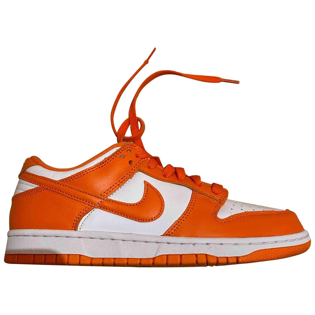 light orange nike dunks