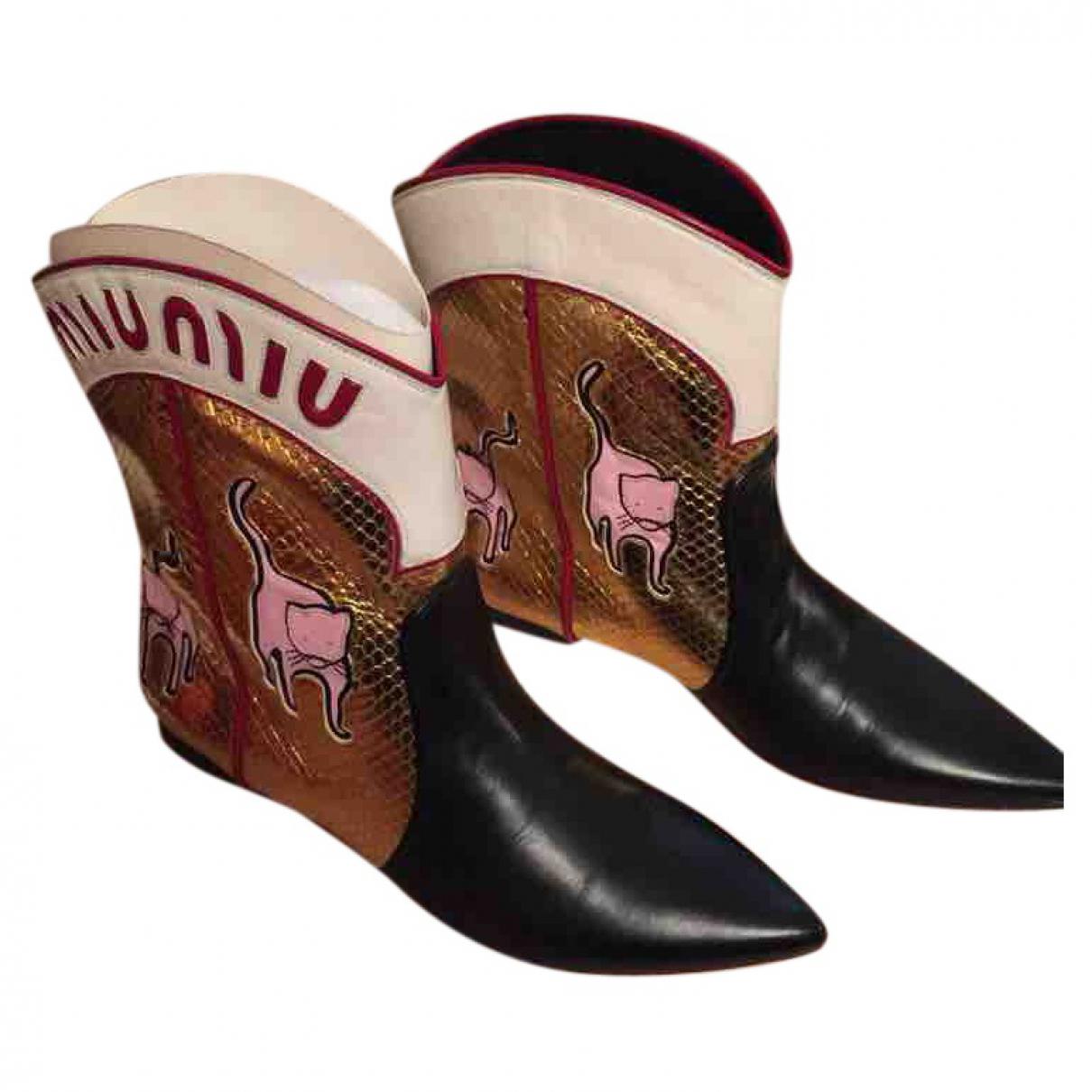 miu miu western boots