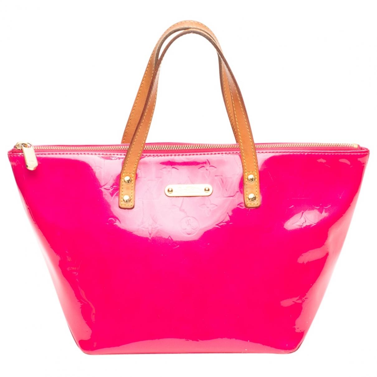 Lyst - Louis Vuitton Bellevue Pink Patent Leather Handbag in Pink