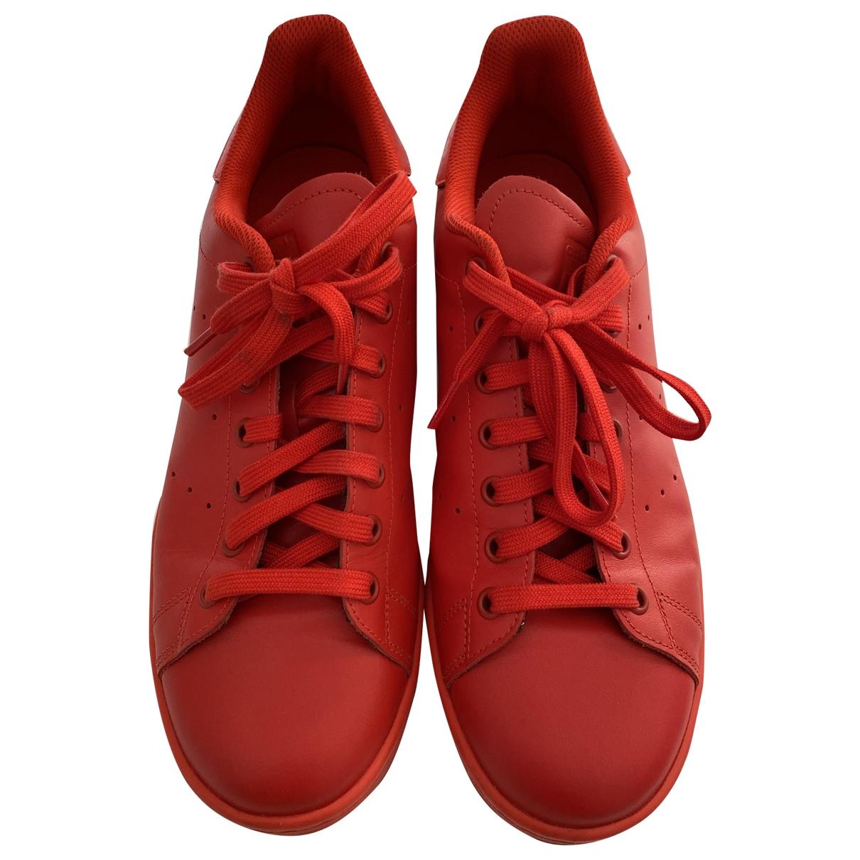 adidas stan smith all red