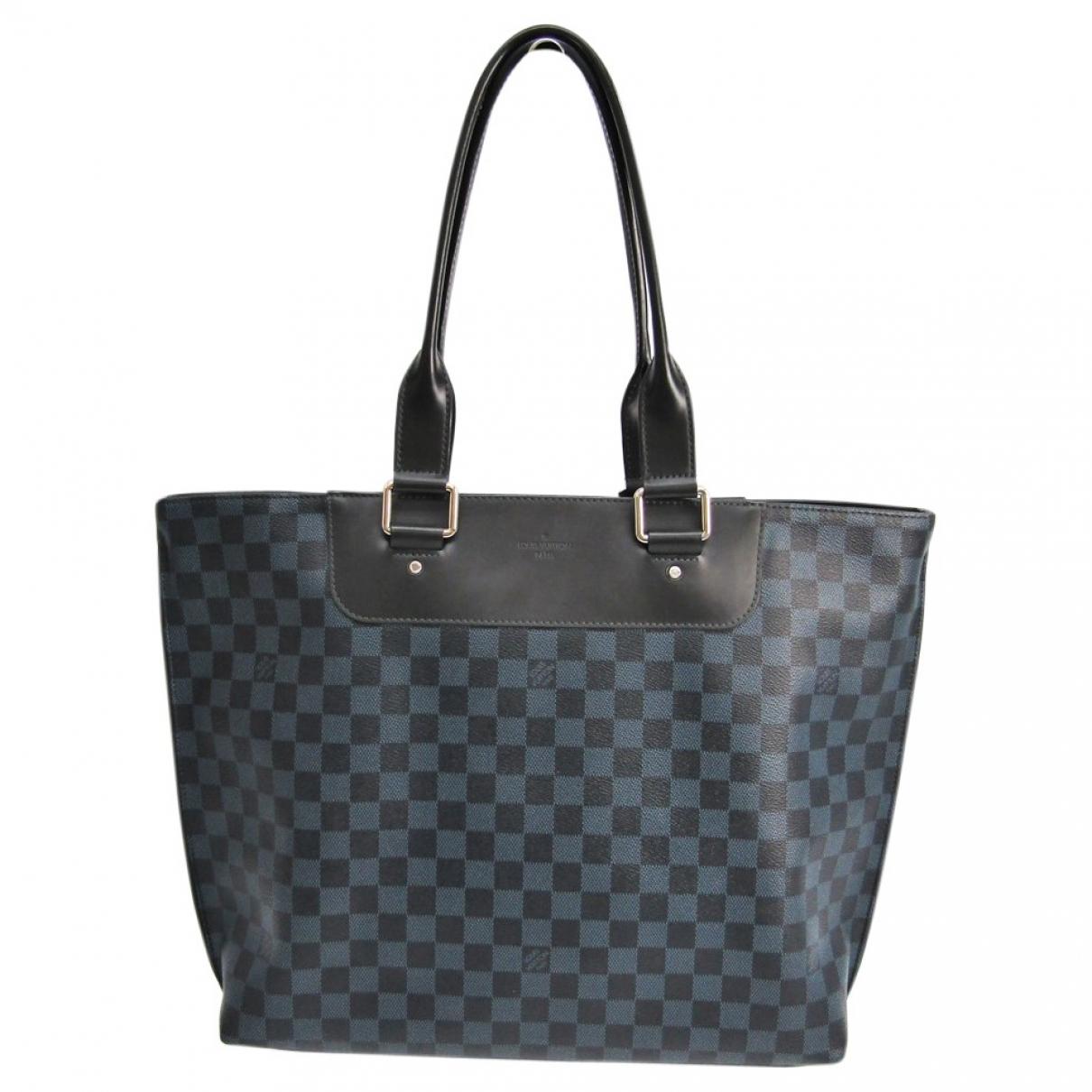 Louis Vuitton Pre-owned Blue Cloth Bags in Blue for Men - Lyst