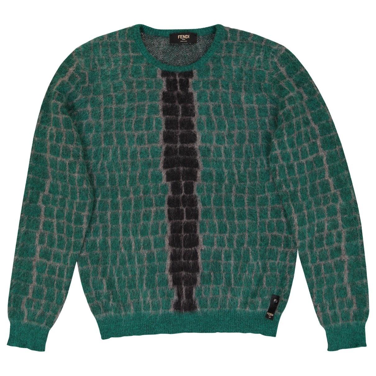 Fendi Green Wool Knitwear - Lyst