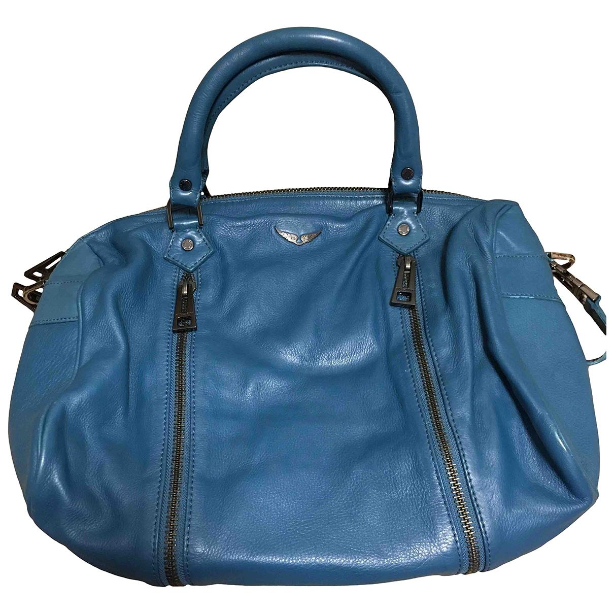 Zadig & Voltaire Sunny Leather Handbag in Blue Lyst