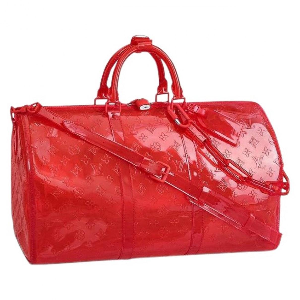 Louis Vuitton Keepall Prism Red Plastic Bag for Men - Lyst