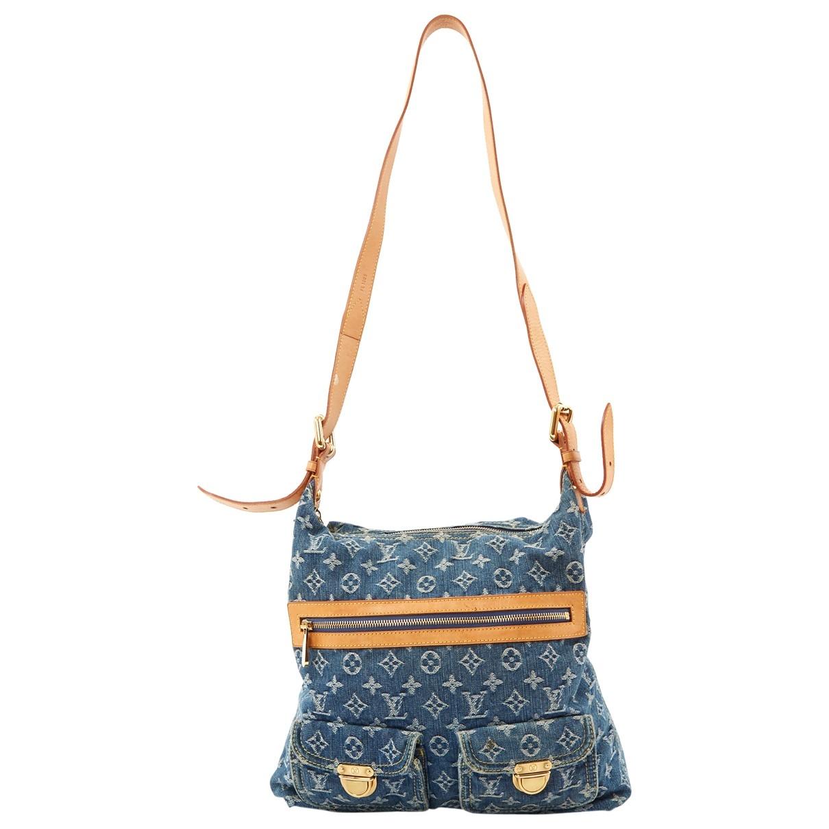 Women S Pre Owned Blue Denim Jeans Handbags