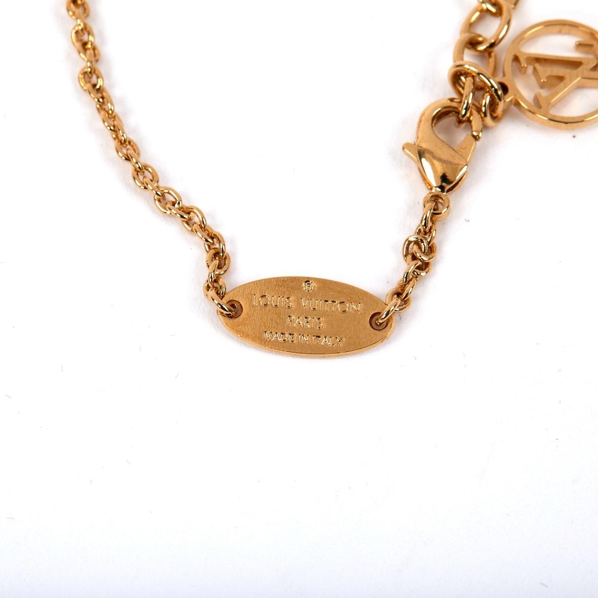 Louis Vuitton Alphabet Lv&me Gold Metal Bracelet in Metallic - Lyst